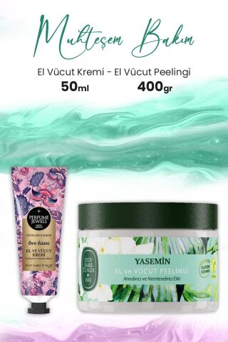 Eyüp Sabri Tuncer Peeling Yasemin 400 gr ve Love Kisses El Kremi 50 ml