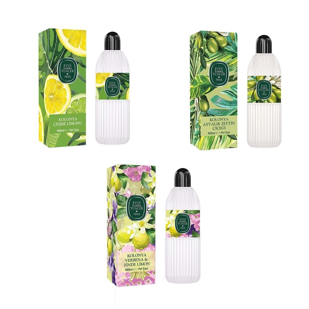 Eyüp Sabri Tuncer Kolonya Verbena & Zinde Limon, Çeşme Limonu ve Ayvalık Zeytin Çiçeği