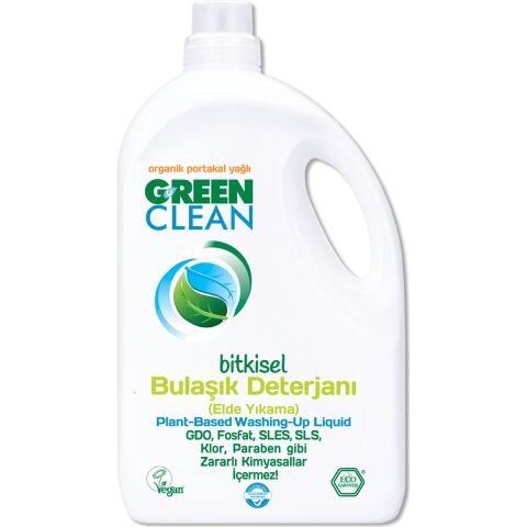 Green Clean Bitkisel portakal yağlı Bulaşık Deterjan 2750 ml