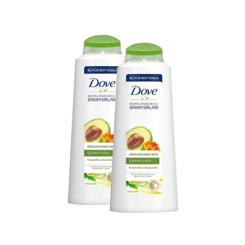 Dove Avokado ve Kalendula Özlü Şampuan x 2