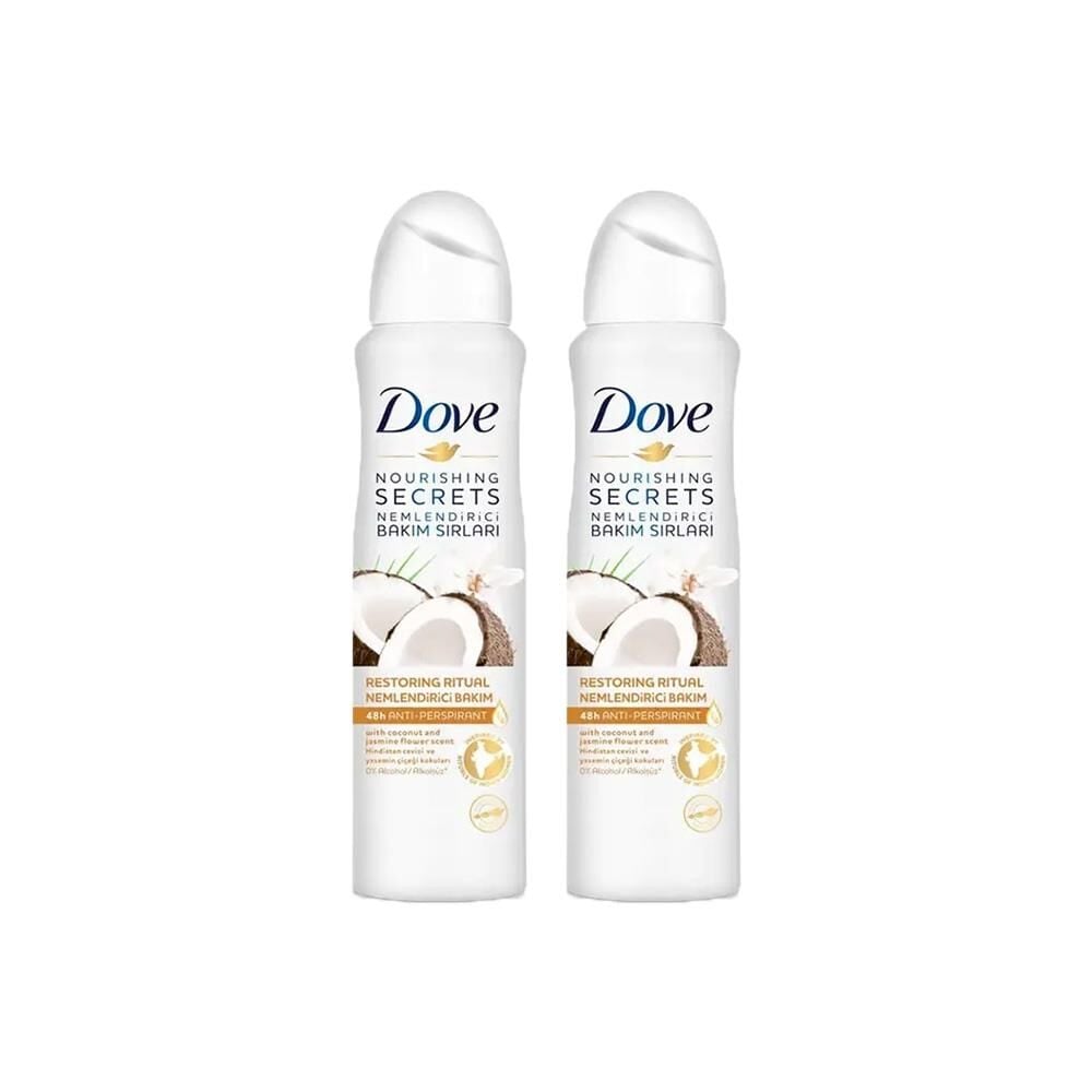Dove Sprey Deodorant Hindistan Cevizi Kadın 150 ml x 2