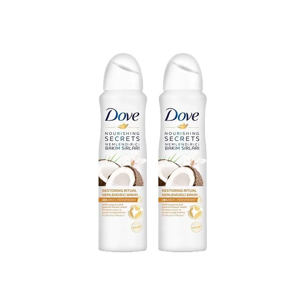 Dove Sprey Deodorant Hindistan Cevizi Kadın 150 ml x 2