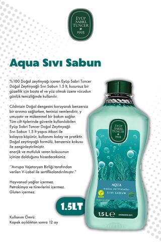 Aqua ve Japon Kiraz Çiçeği Sabun 1.5L  Eyüp Sabri Tuncer ve ROSIE
