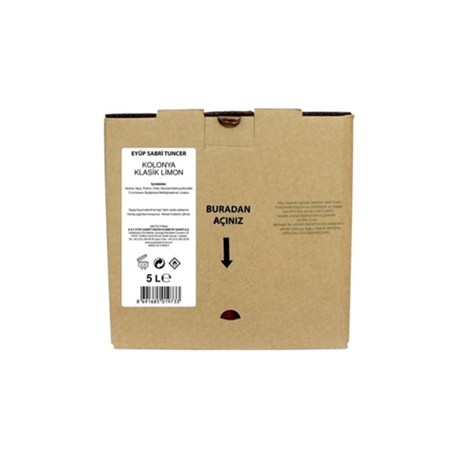Eyüp Sabri Tuncer Klasik Limon Kolonyası 5 Lt