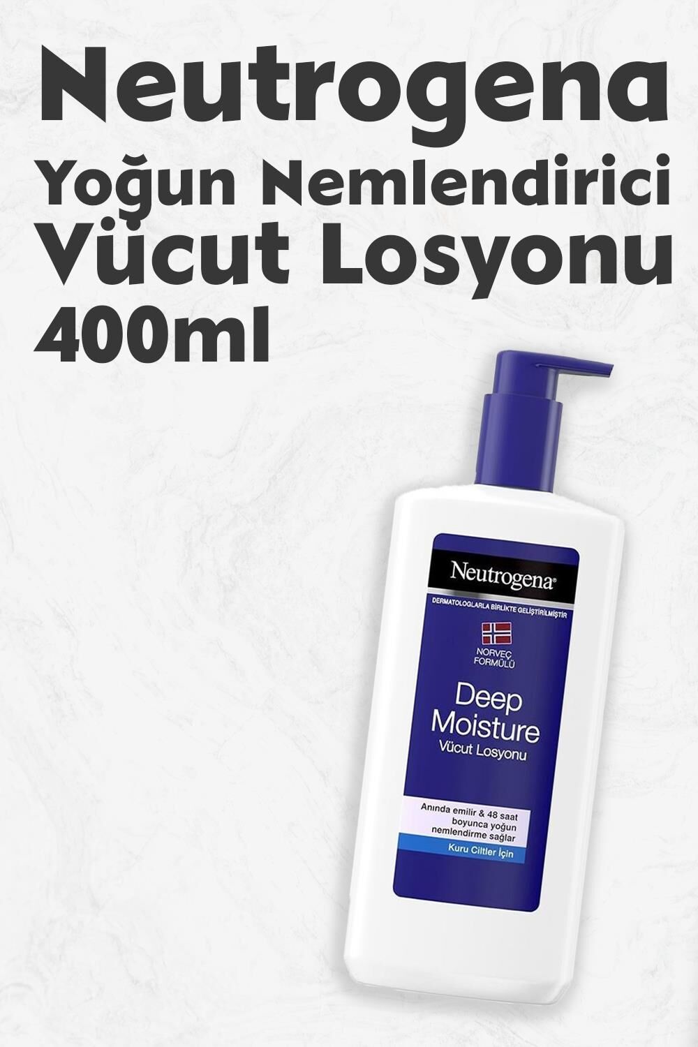 Neutrogena Yoğun Nemlendirici Vücut Losyonu Kuru Cilt 400 ml