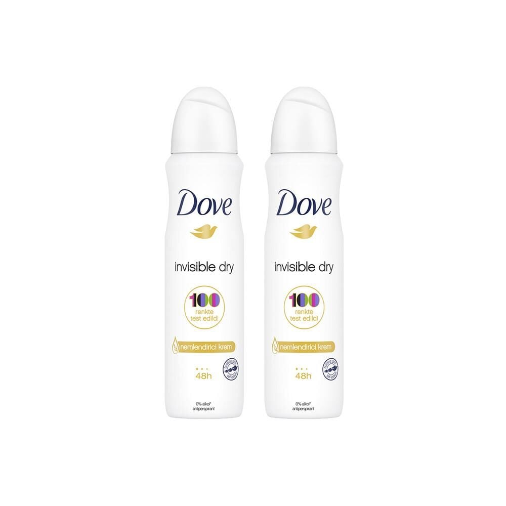 Dove Sprey Deodorant Invisible Dry Kadın 150 ml x 2