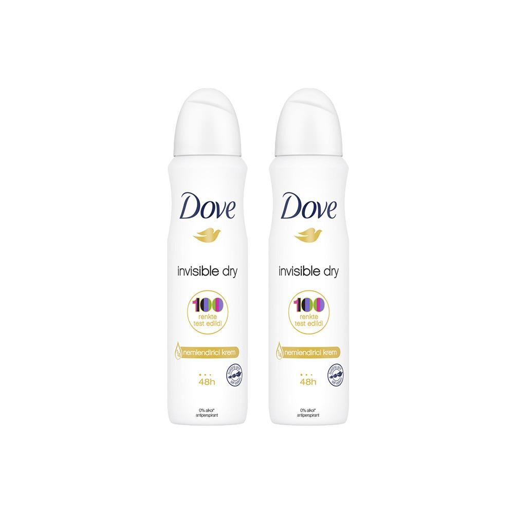 Dove Sprey Deodorant Invisible Dry Kadın 150 ml x 2