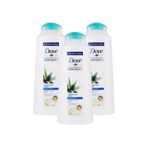Dove Kepeğe Karşı Etkili Nemlendirici Saç Bakım Şampuanı x 3