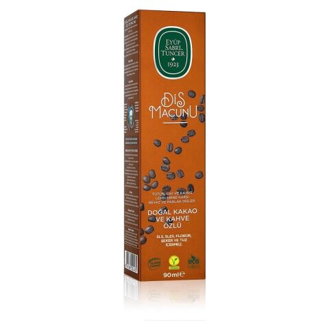 Doğal Kakao ve Kahve Özlü Diş Macunu 90 ml
