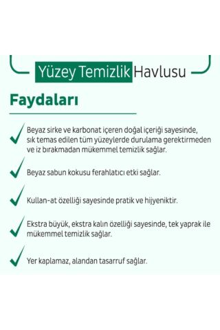 Sleepy Easy Clean 100 Lü Yüzey Temizlik Havlusu 2 Adet