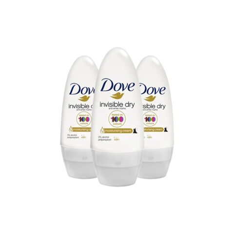 Dove Roll-On Invisible Dry Kadın 50 ml x 3