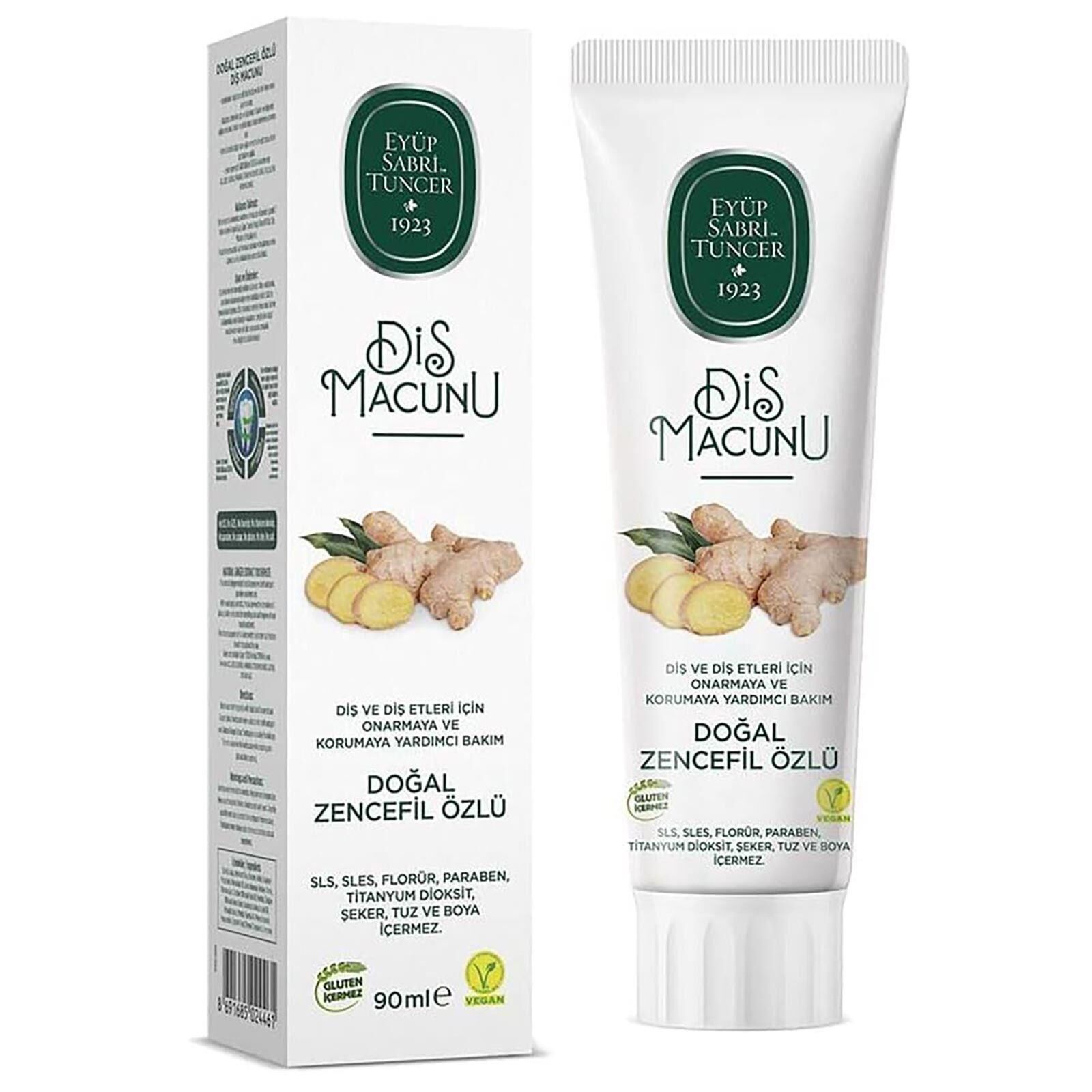 Eyüp Sabri Tuncer Diş Macunu Zencefil Özlü 90 ml