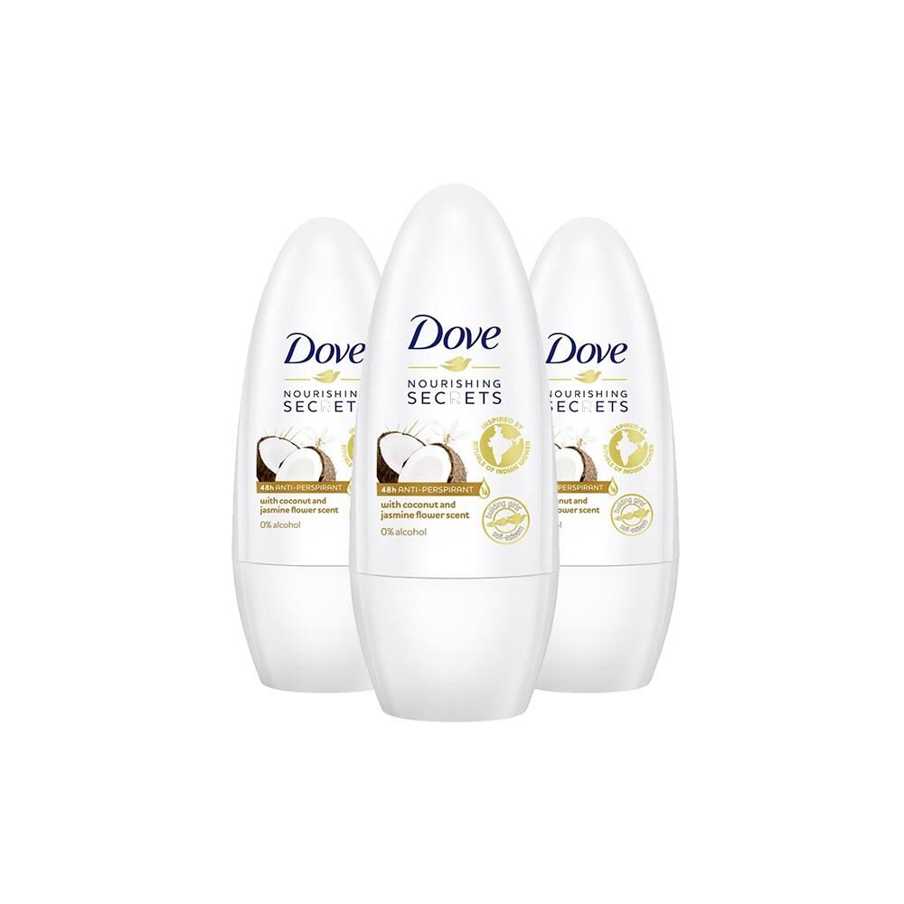 Dove Roll-On  Hindistan Cevizi 50 ml x 3