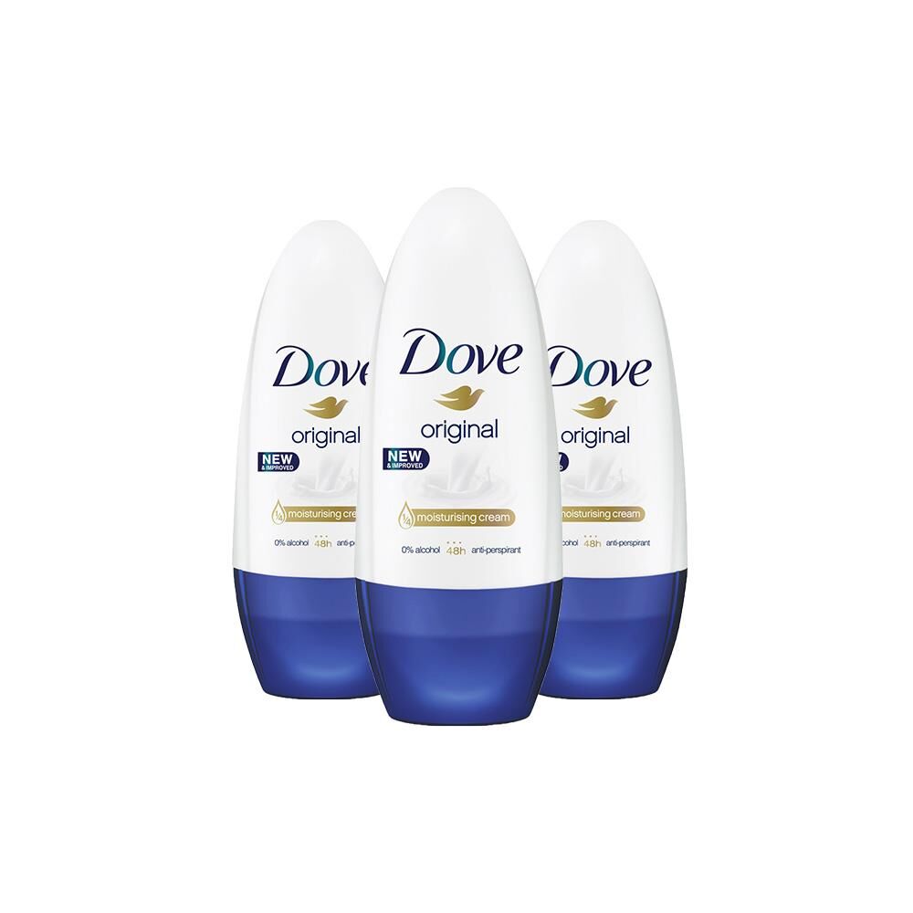 Dove Roll-On Original Kadın 50 ml x 3