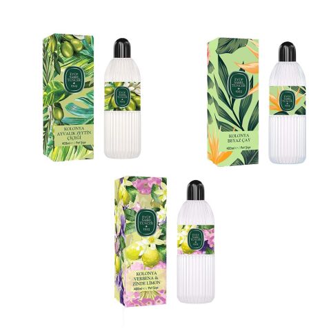 Eyüp Sabri Tuncer Kolonya Verbena & Zinde Limon, Ayvalık Zeytin Çiçeği ve Beyaz Çay