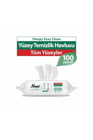 Sleepy Yüzey Temizleme Havlusu 100’lü