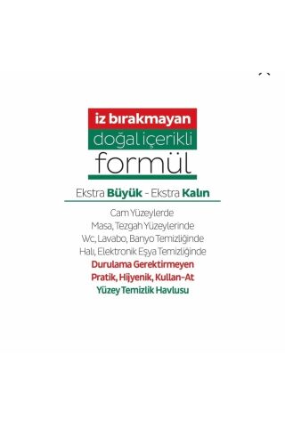 Sleepy Yüzey Temizleme Havlusu 100’lü