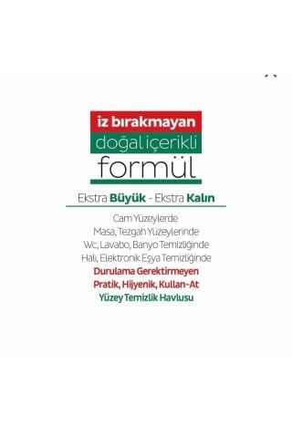 Sleepy Yüzey Temizleme Havlusu 100’lü