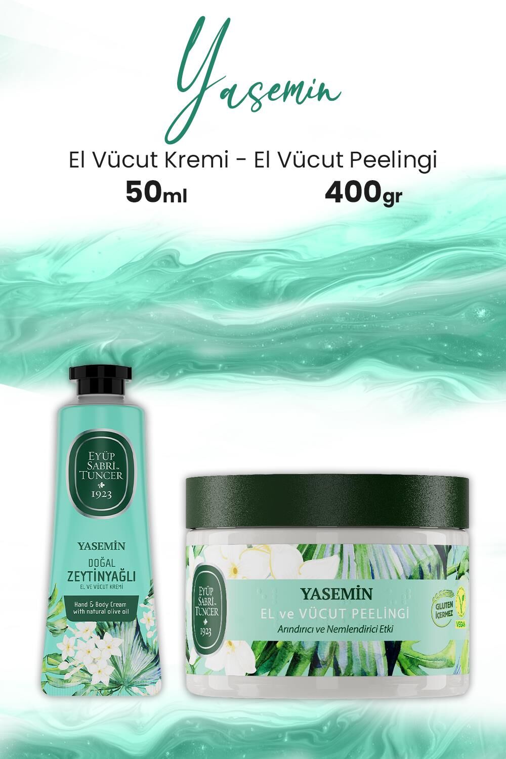 Eyüp Sabri Tuncer Yasemin El Vücut Peelingi 400 gr ve El Vücut Krem 50 ml