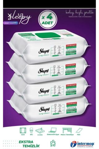 Sleepy easy clean yüzey temizlik havlusu 400 yaprak
