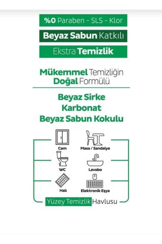 Sleepy easy clean yüzey temizlik havlusu 400 yaprak