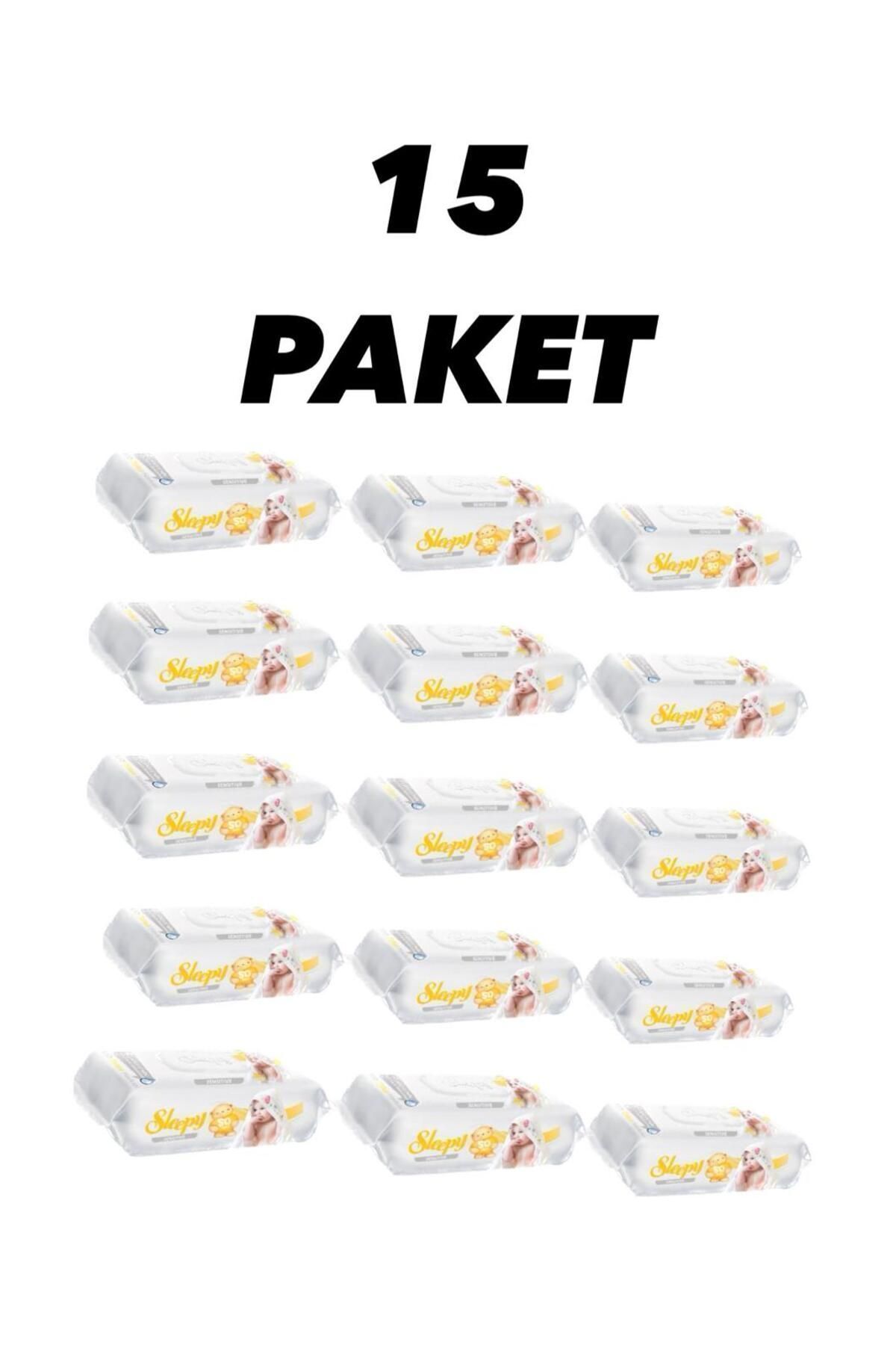 Sensitive Islak Havlu 15x90 Lı 15 Paket 1350 Yaprak