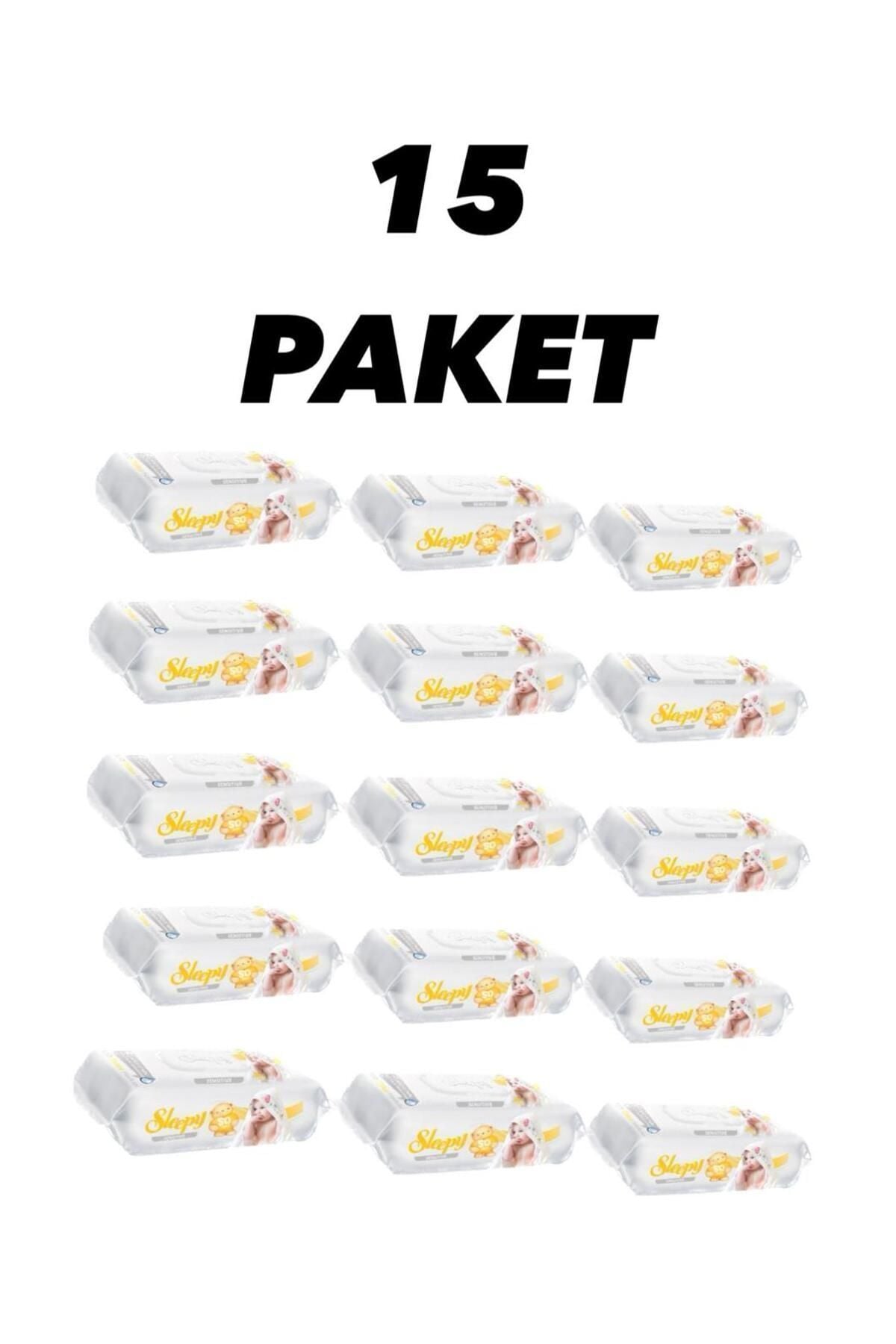Sensitive Islak Havlu 15x90 Lı 15 Paket 1350 Yaprak