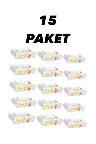 Sensitive Islak Havlu 15x90 Lı 15 Paket 1350 Yaprak