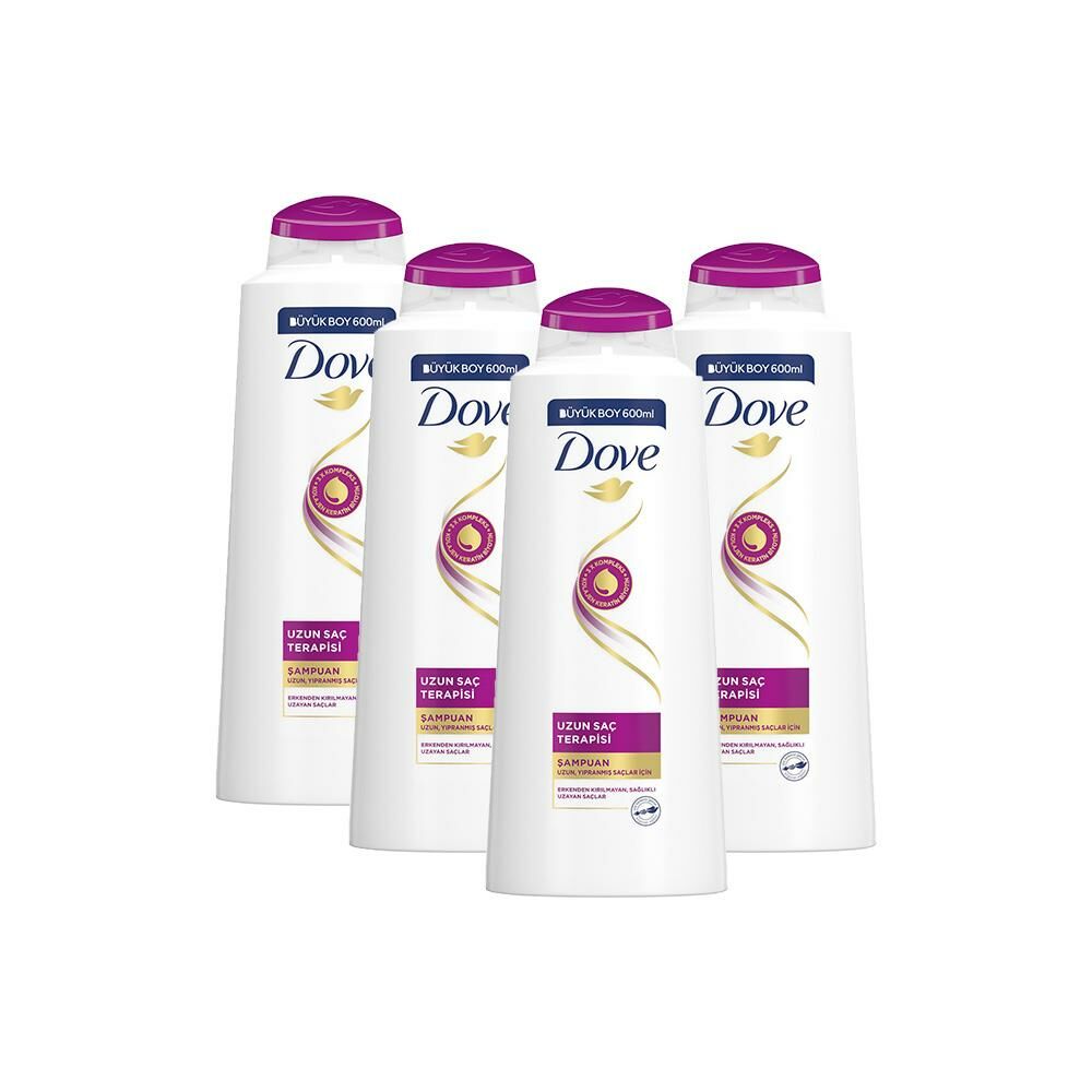 Dove Şampuan Uzun Saç Terapisi x 4