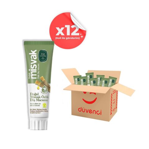 Eyüp Sabri Tuncer Doğal Misvak Özlü Diş Macunu 75 ML x 12