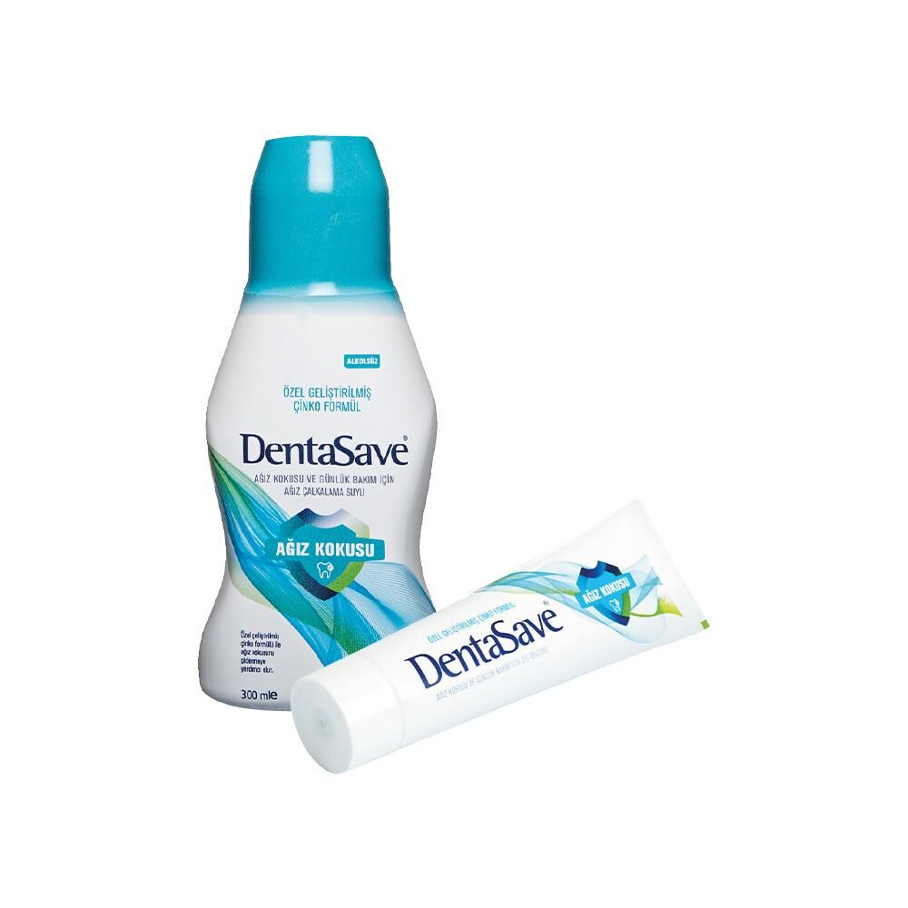 DentaSave Ağız Çalkalama Suyu  ve Diş Macunu Ağız Kokusu Çinko Formül