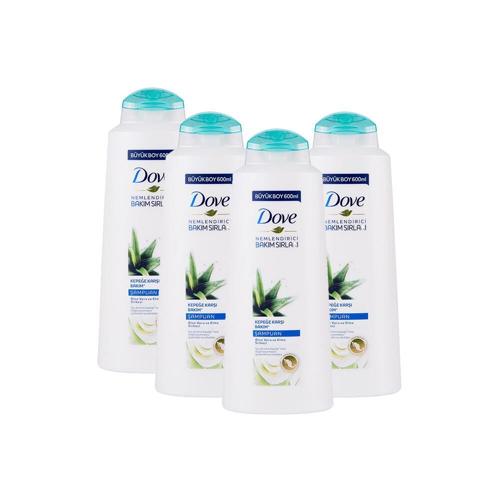 Dove Kepeğe Karşı Etkili Nemlendirici Saç Bakım Şampuanı x 4