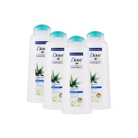 Dove Kepeğe Karşı Etkili Nemlendirici Saç Bakım Şampuanı x 4