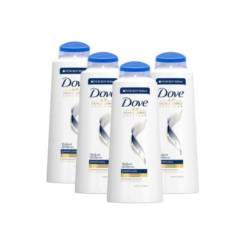 Dove Yoğun Onarıcı Saç Bakım Şampuanı x 4