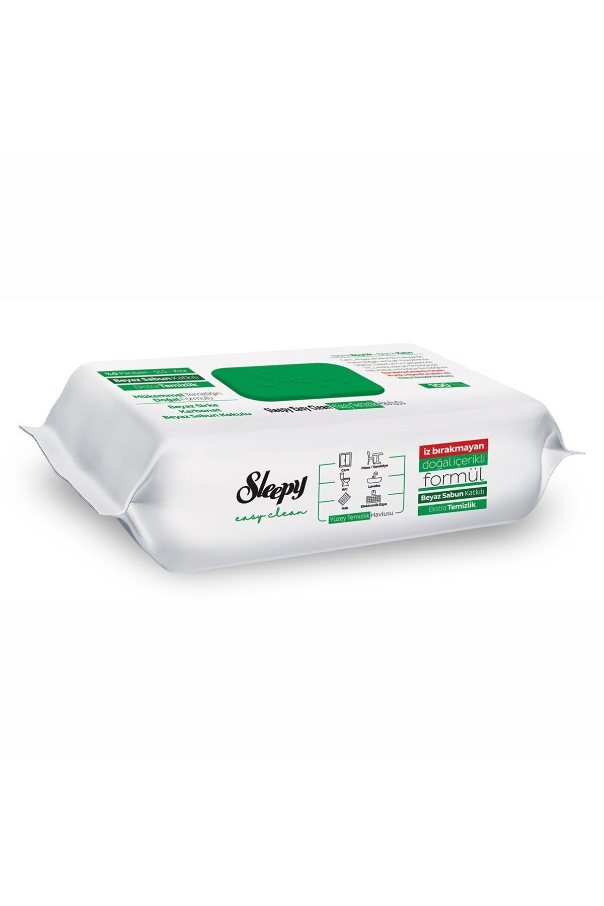 Sleepy Easy Clean Yüzey Temizlik Havlusu Beyaz Sabun 100'lü