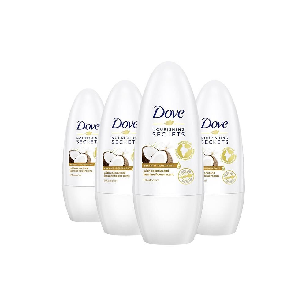 Dove Roll-On Hindistan Cevizi 50 ml x 4
