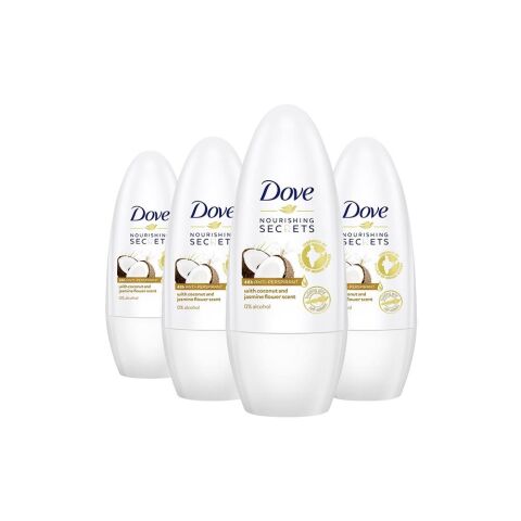 Dove Roll-On Hindistan Cevizi 50 ml x 4