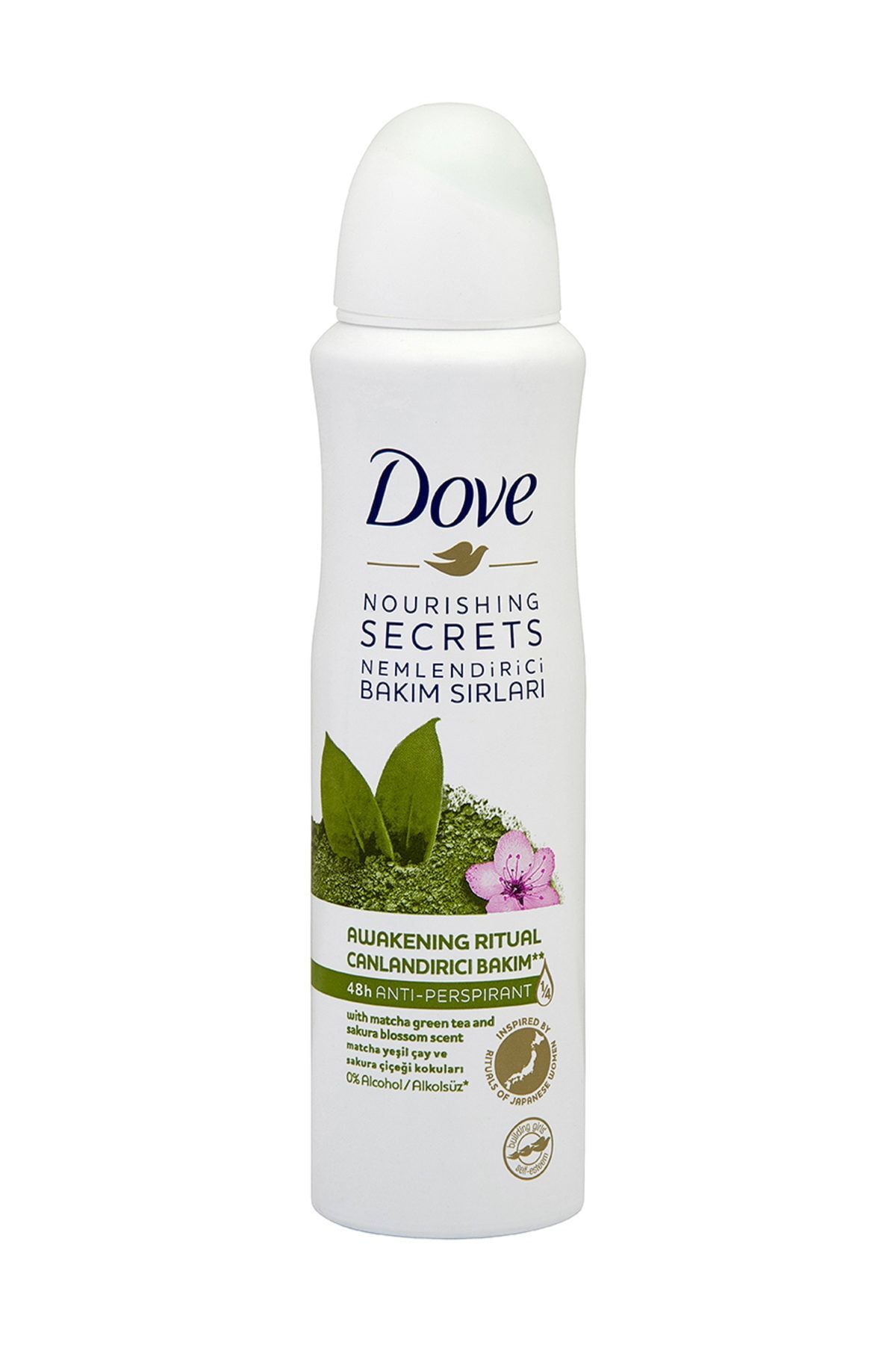 Dove Canlandırıcı Bakım Matcha Kadın Sprey Deodorant 150 ml