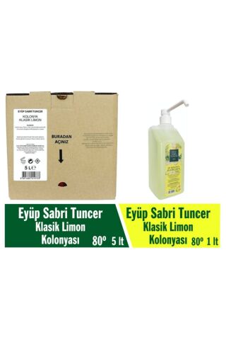 Eyüp Sabri Tuncer Klasik Limon Kolonyası 5 Lt ve 1 Litre