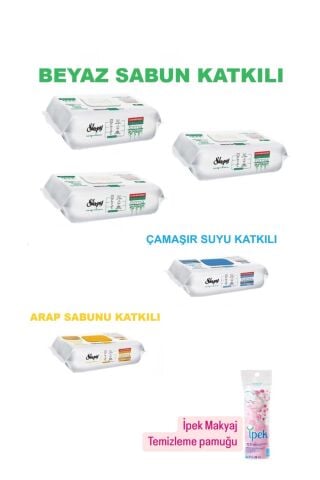 Sleepy Easy Clean Yüzey Temizlik Havlusu 100 lü 5 Paket (500 YAPRAK) PAMUK HEDİYE