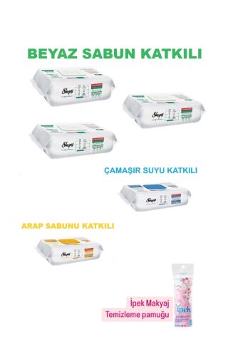 Sleepy Easy Clean Yüzey Temizlik Havlusu 100 lü 5 Paket (500 YAPRAK) PAMUK HEDİYE