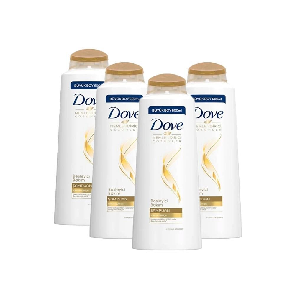 Dove Nemlendirici & Besleyici Bakım Şampuanı x 4