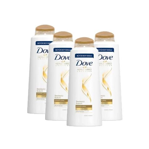 Dove Nemlendirici & Besleyici Bakım Şampuanı x 4