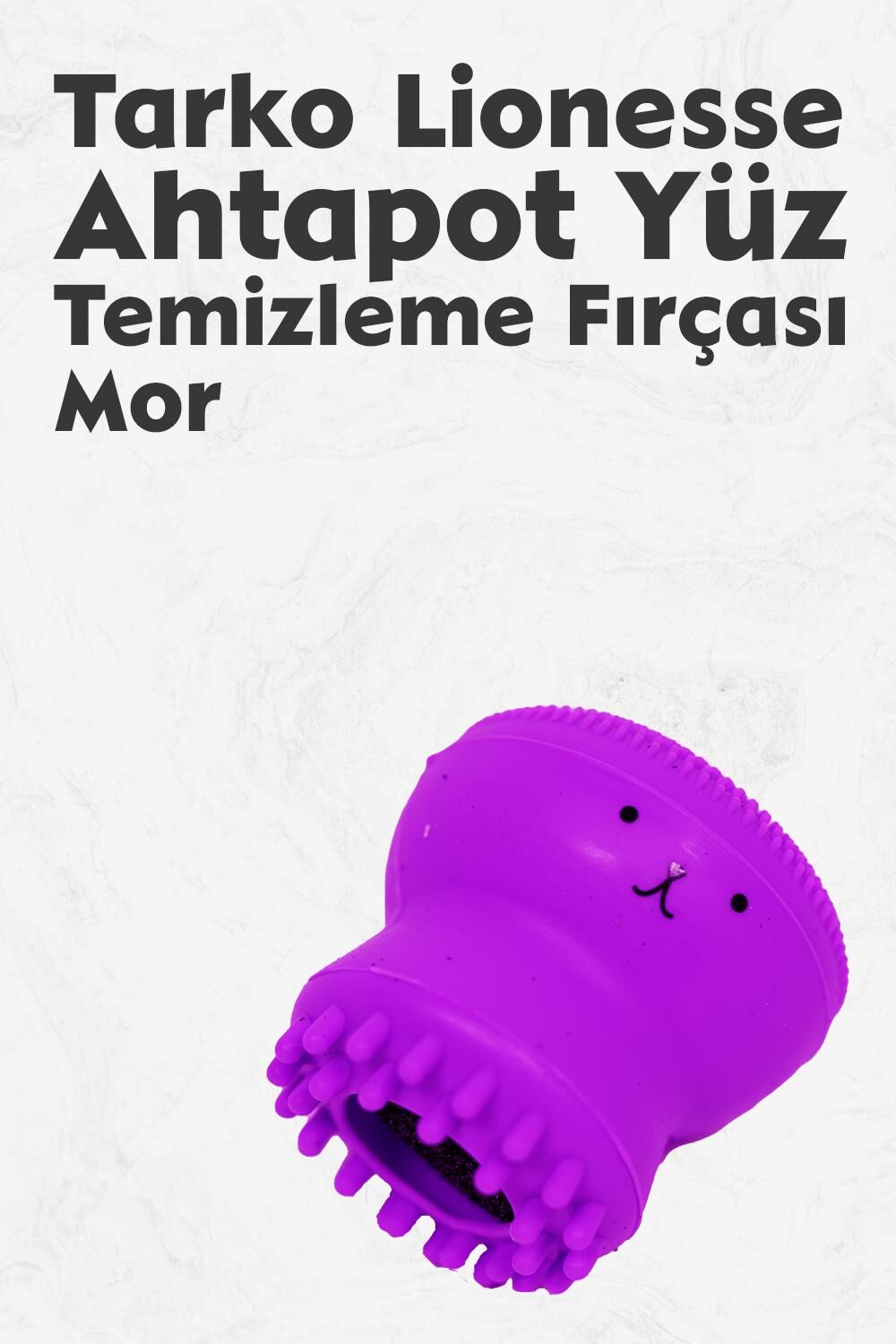 Tarko Lionesse Ahtapot Yüz Temizleme Fırçası - Mor
