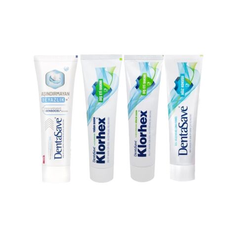 DentaSave Diş Macunu Ağız Kokusu Çinko, Aşındırmayan Beyazlık, Günlük ve Yoğun Bakım 75 ml