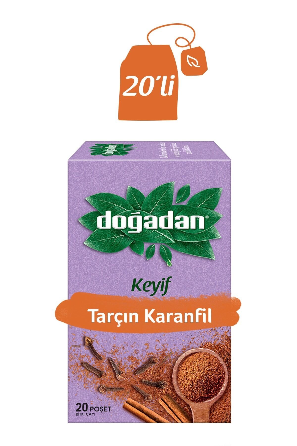 Doğadan Tarçın ve Karanfil Bardak Poşet Çay 20'Li