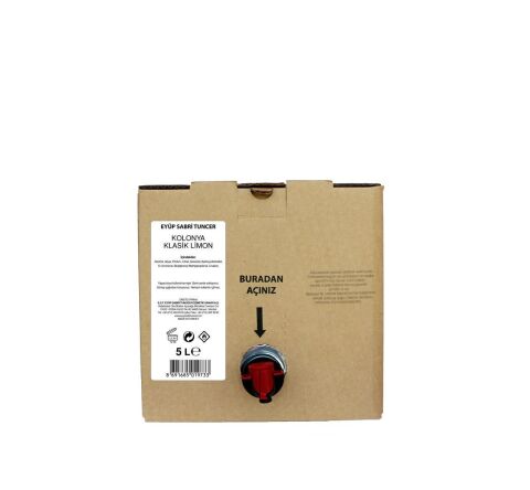 Eyüp Sabri Tuncer Klasik Limon Kolonyası 5 Lt (Dökme Paket)