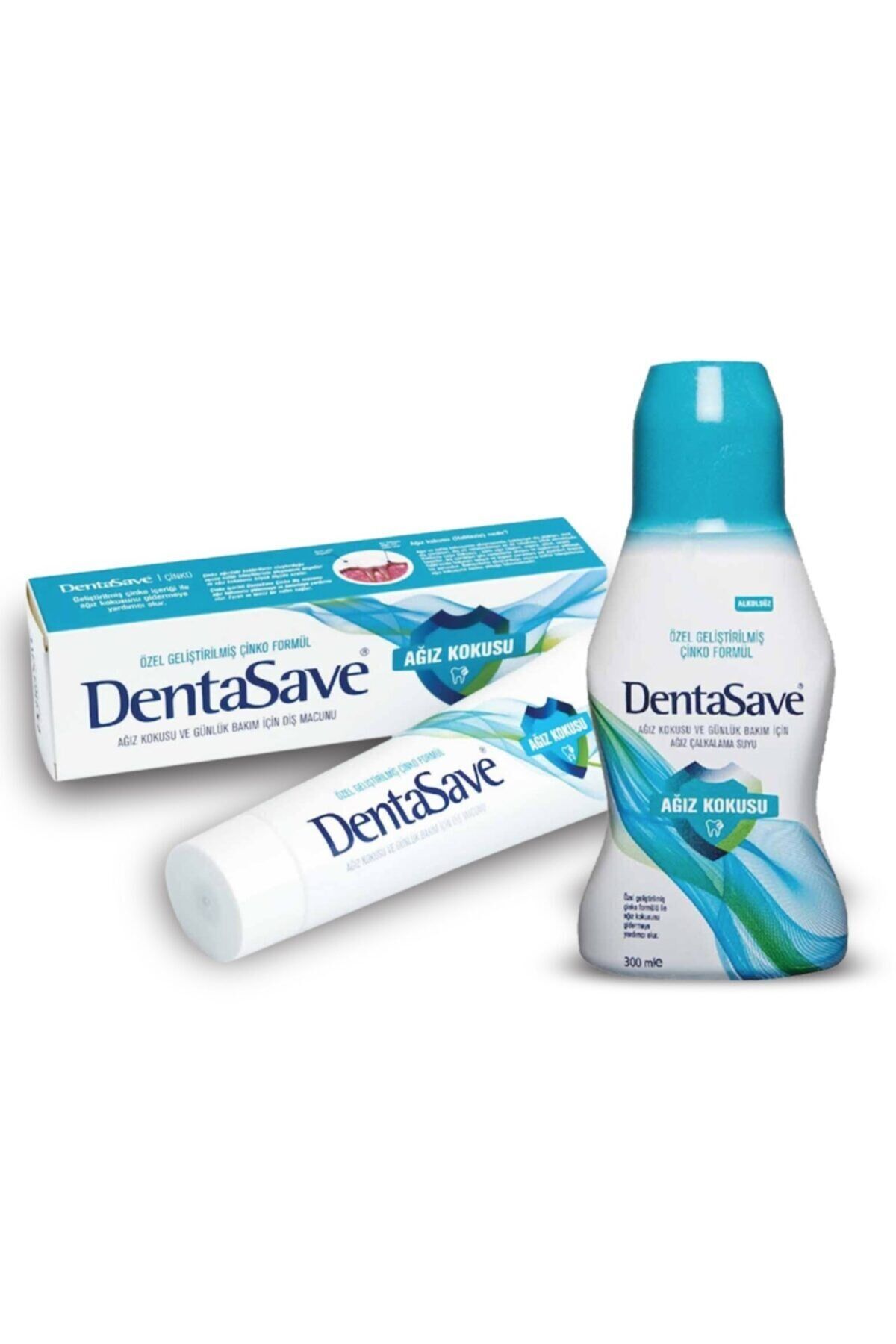 DentaSave Diş Macunu ve Ağız Çalkalama Suyu Ağız Kokusu Çinko Formül 75 ml