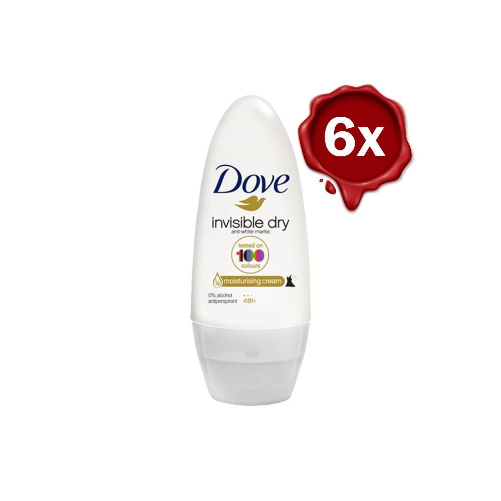 Dove Roll-On Invisible Dry Kadın 50 ml x 6