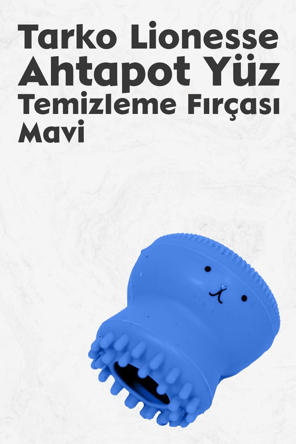 Tarko Lionesse Ahtapot Yüz Temizleme Fırçası - Mavi